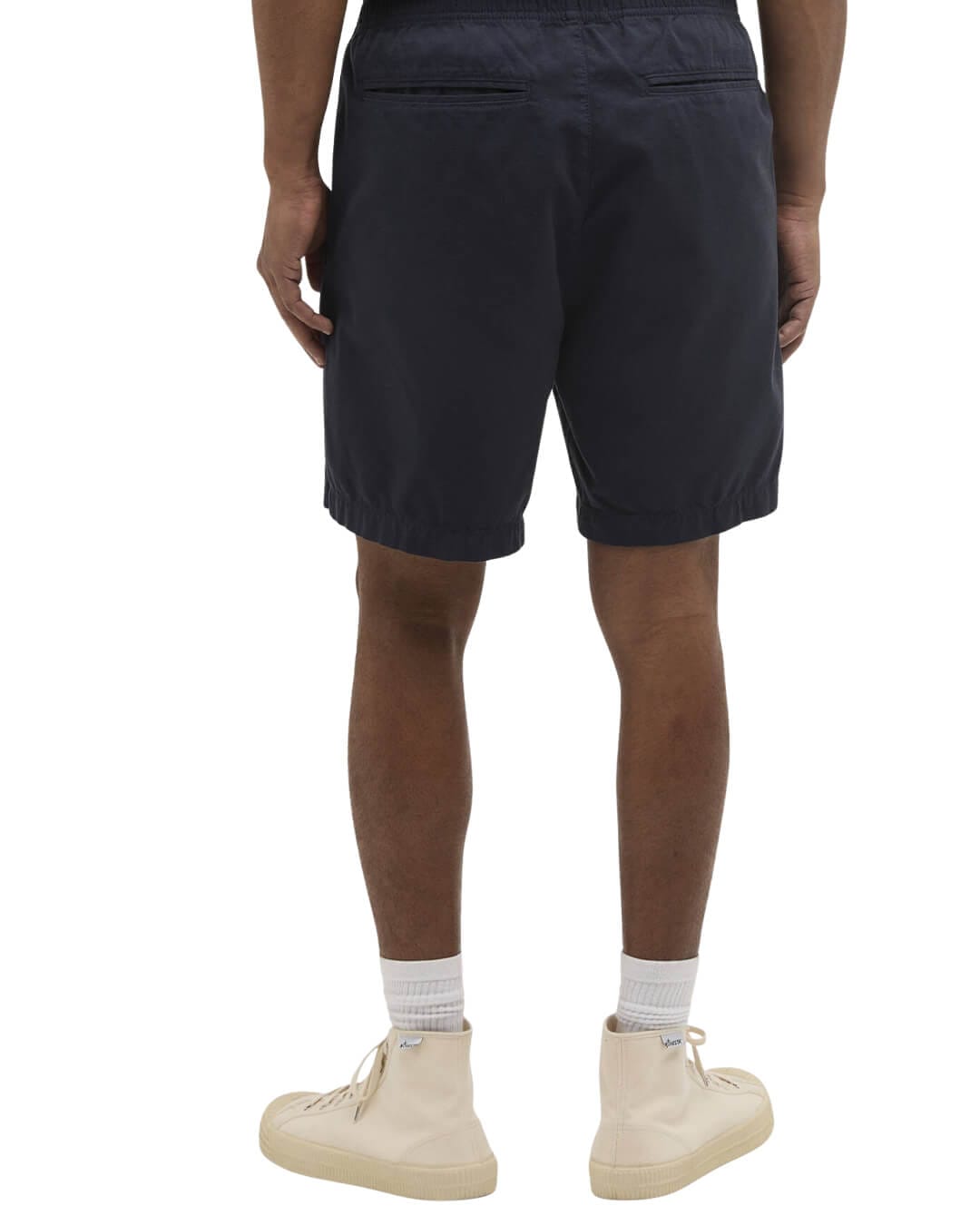 Barbour Shorts Barbour Navy Washed Oxford Relaxed Short Ny91 Navy