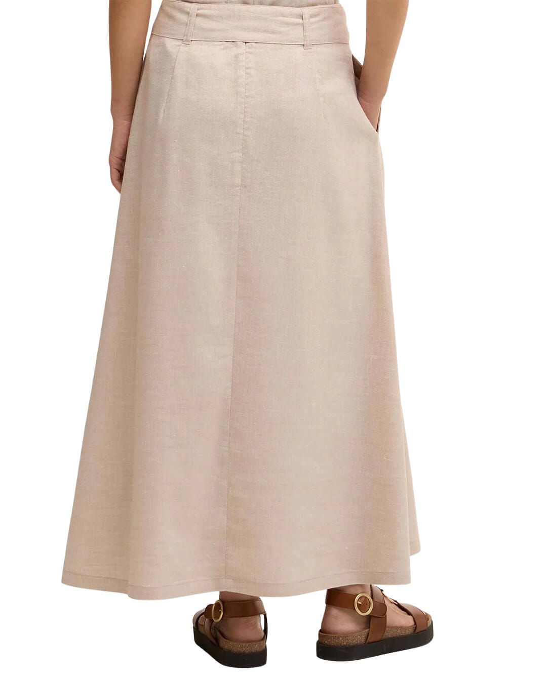 Barbour Skirts Barbour Grey Gabby Maxi Skirt Be72 Mist
