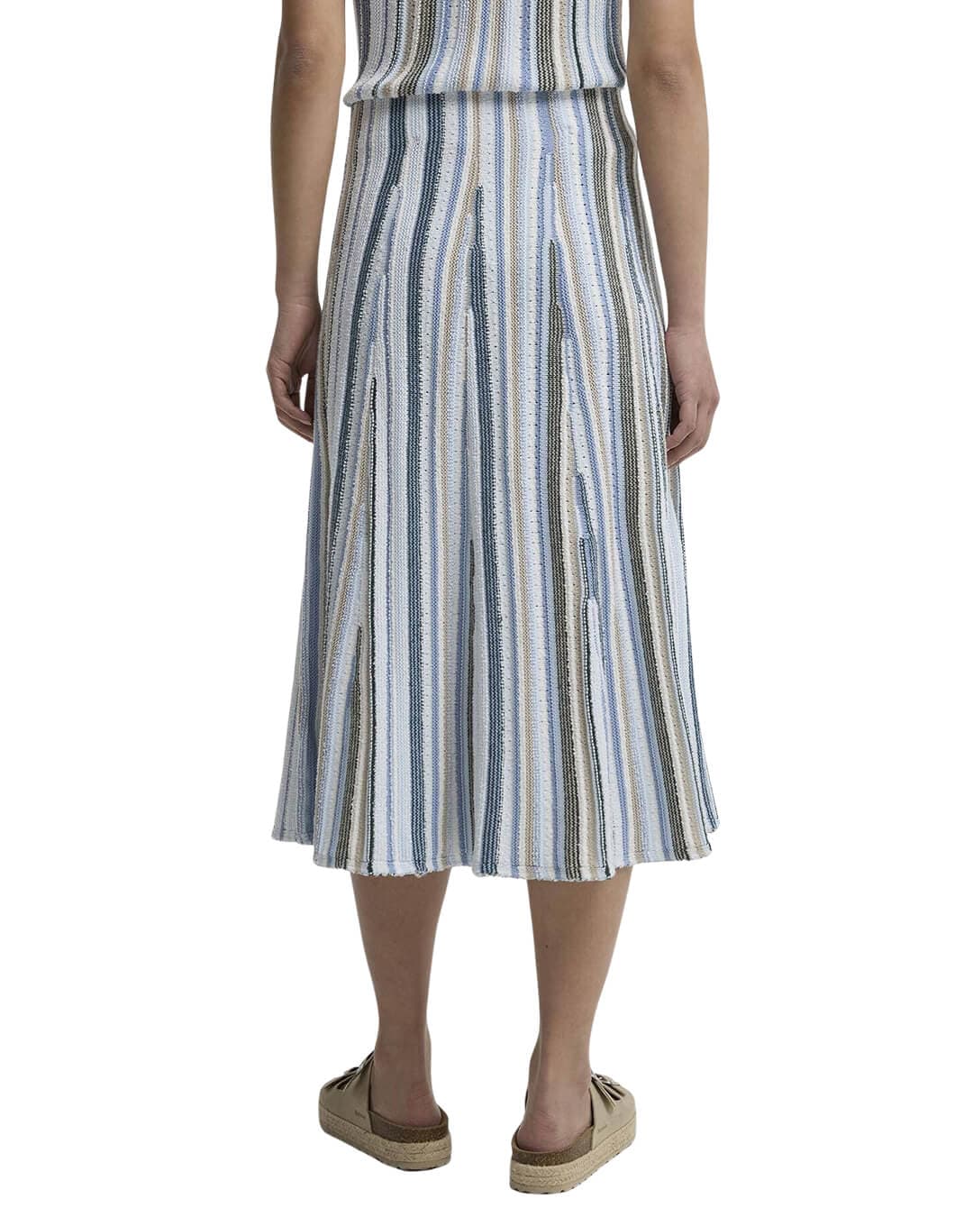 Barbour Skirts Barbour Multicoloured Josie Knitted Maxi Skirt Mi11 Multi