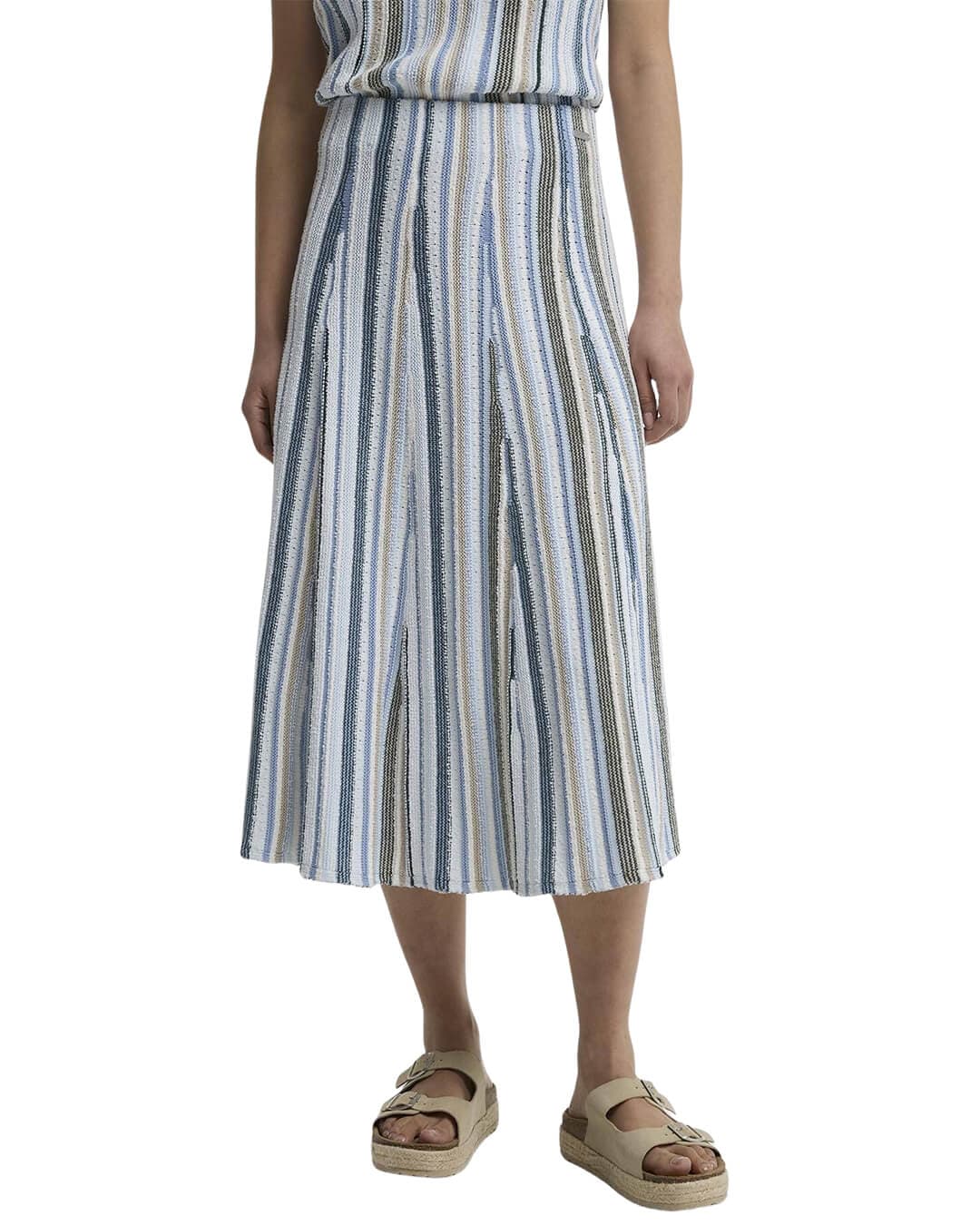 Barbour Skirts Barbour Multicoloured Josie Knitted Maxi Skirt Mi11 Multi
