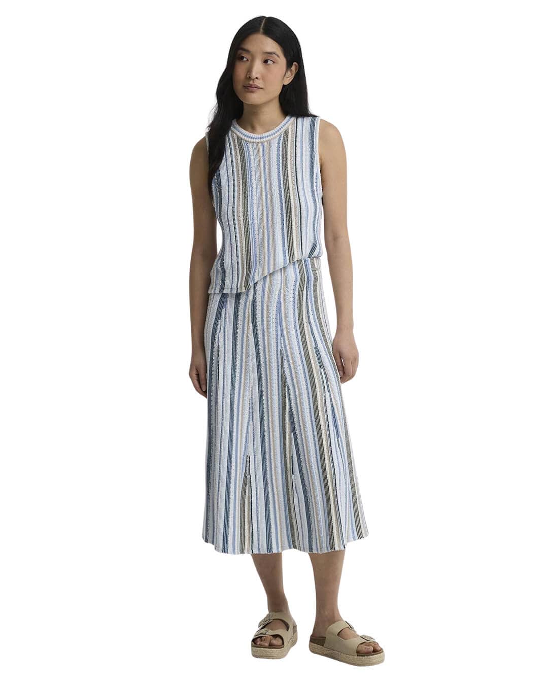 Barbour Skirts Barbour Multicoloured Josie Knitted Maxi Skirt Mi11 Multi