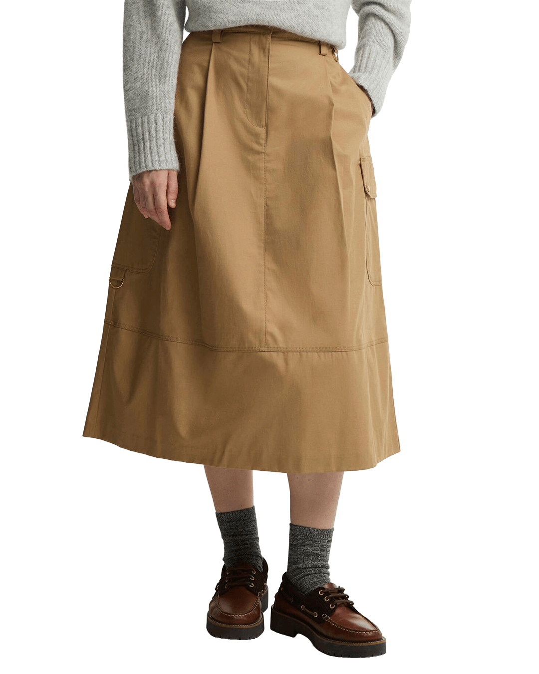 Barbour Skirts Barbour Stone Carly Midi Skirt
