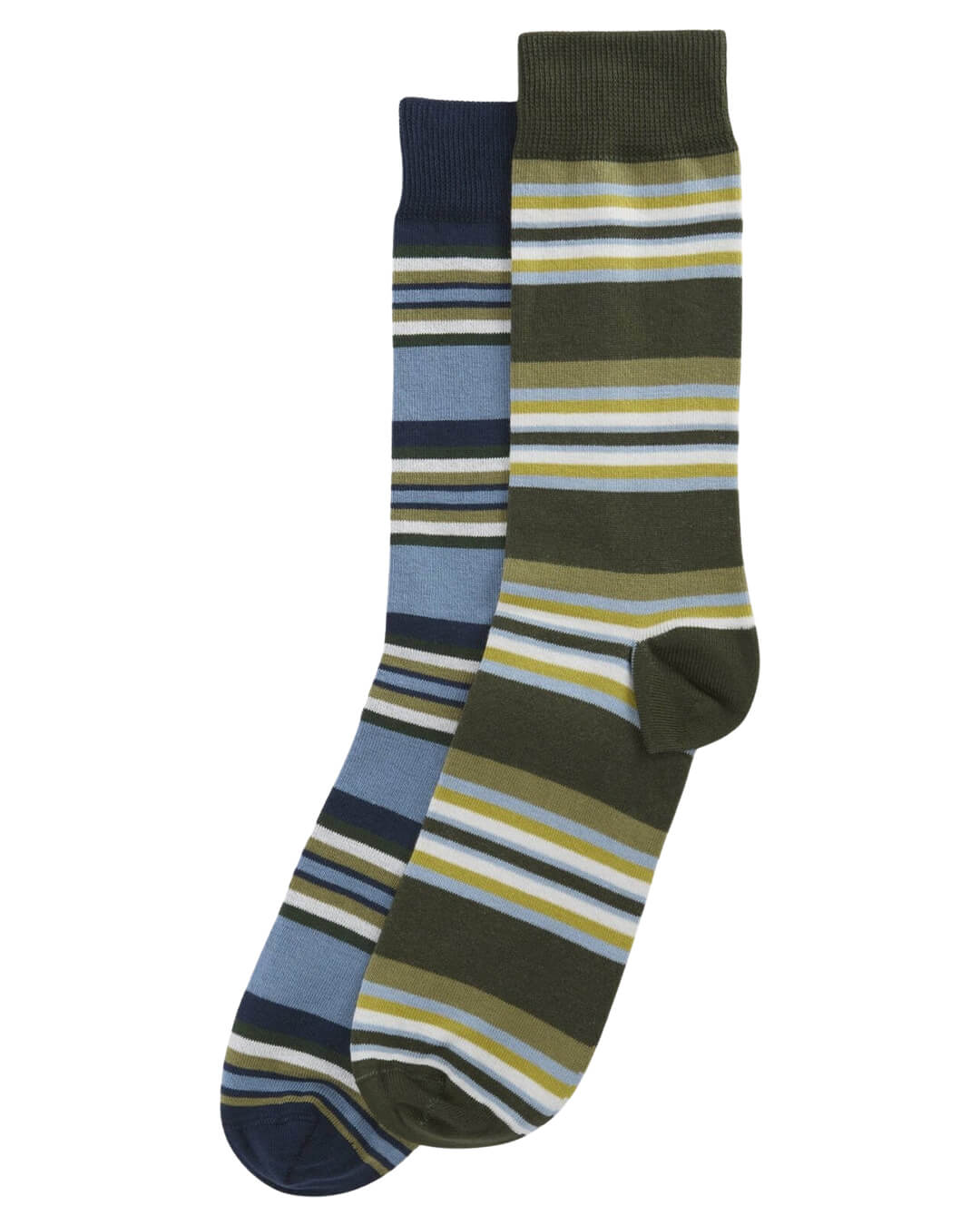Barbour Socks Barbour Navy Summer Stripe 2 Pack Socks