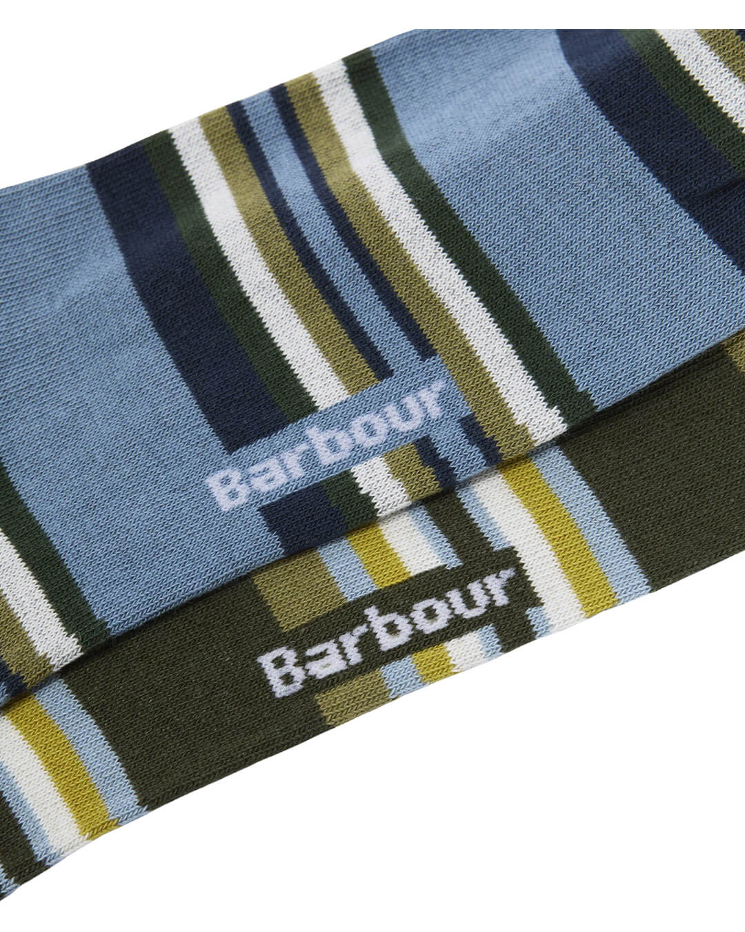 Barbour Socks Barbour Navy Summer Stripe 2 Pack Socks