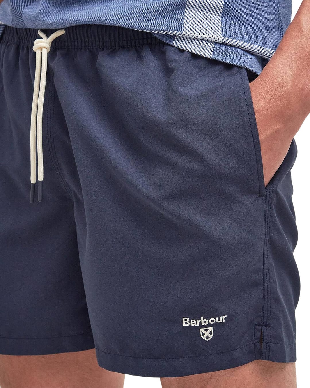 Barbour Swimwear Barbour Navy Staple Logo 5 Swim Shorts Ny91 Navy