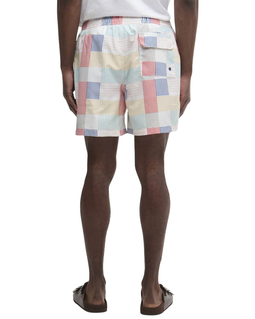 Barbour Swimwear Barbour Red Patch Swim Short Re51 Red