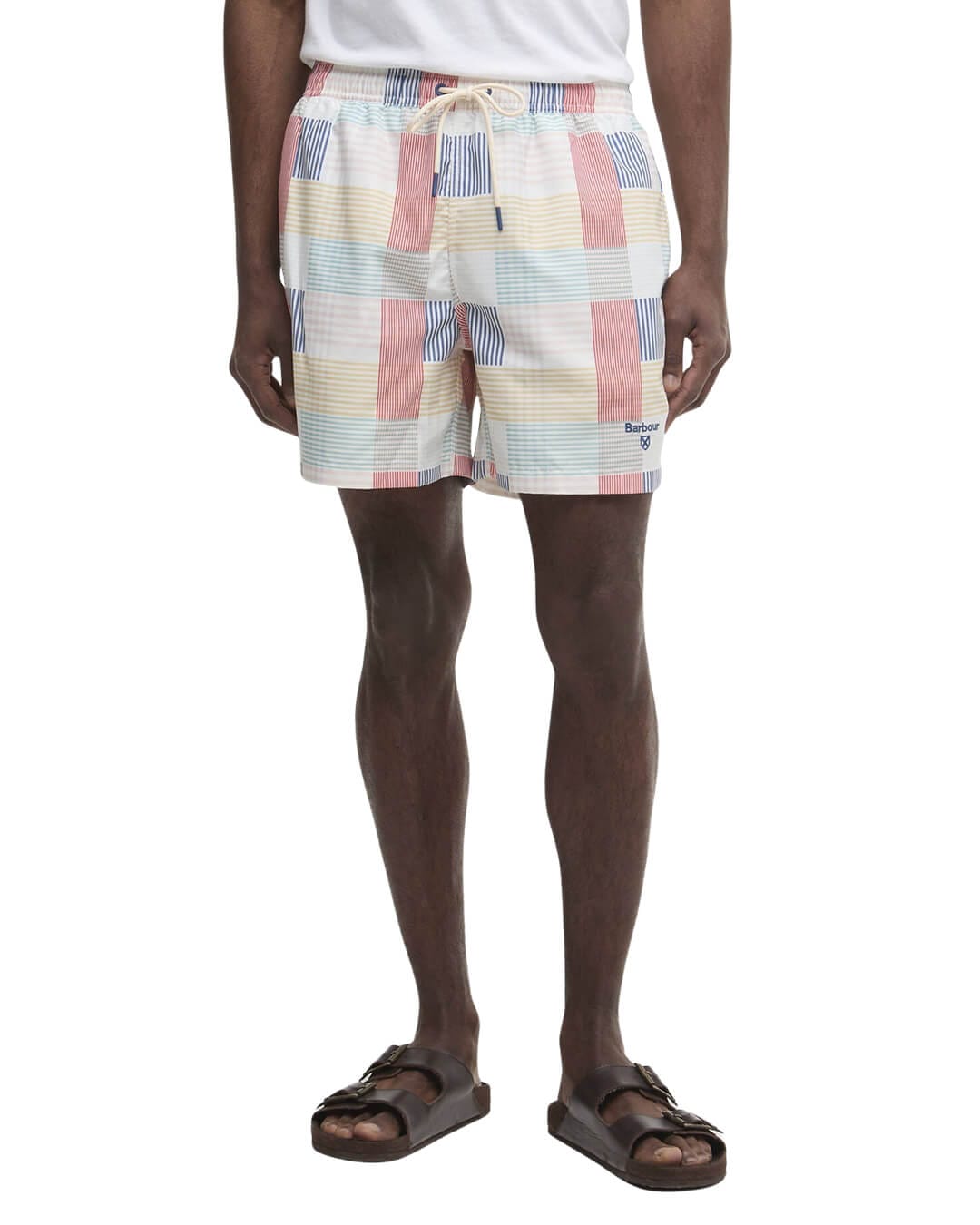 Barbour Swimwear Barbour Red Patch Swim Short Re51 Red
