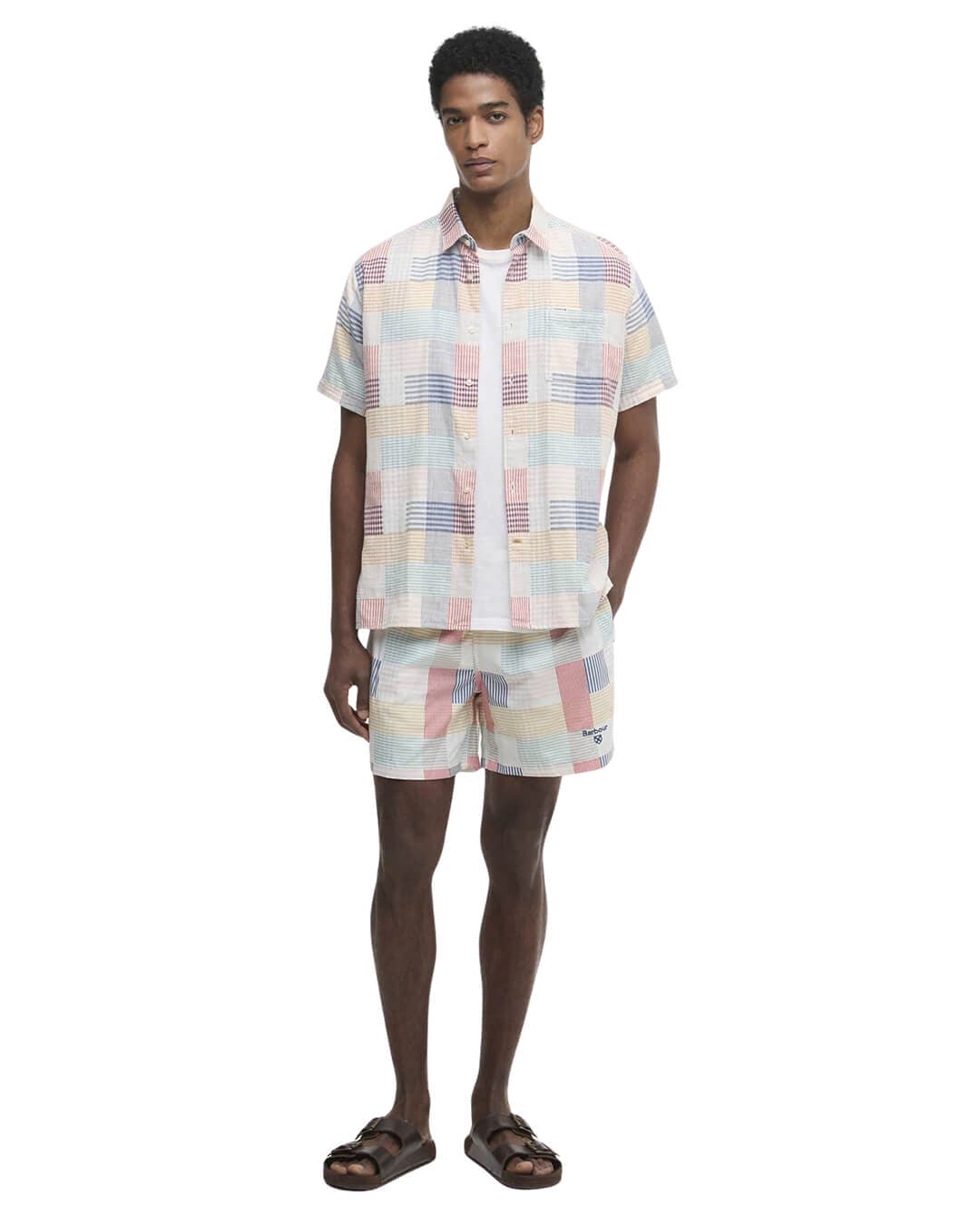 Barbour Swimwear Barbour Red Patch Swim Short Re51 Red