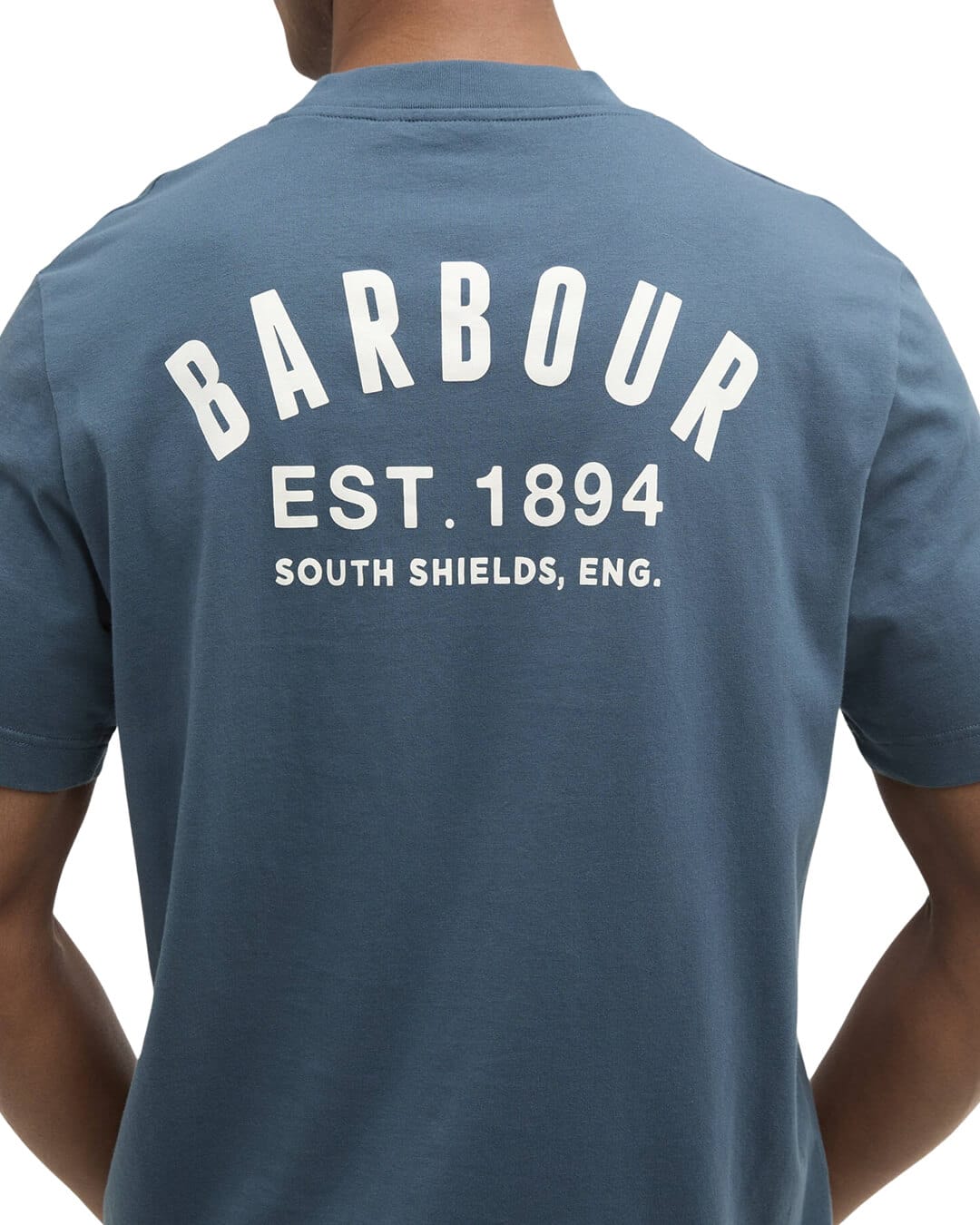 Barbour T-Shirts Barbour Blue Packling Graphic T-Shirt Bu18 Dusk Blue