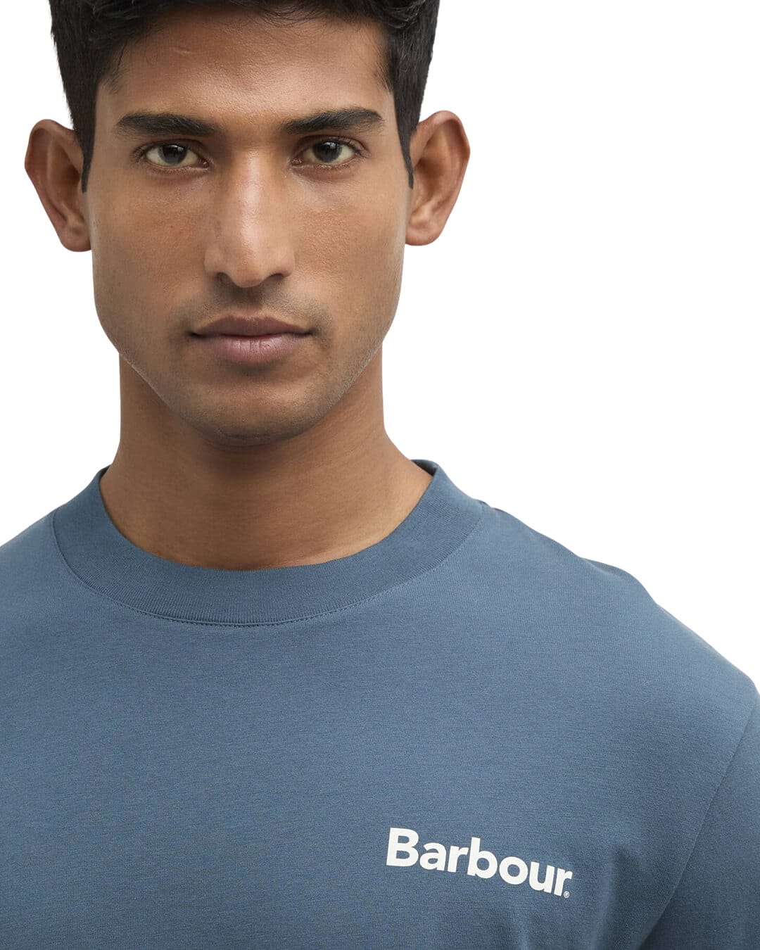 Barbour T-Shirts Barbour Blue Packling Graphic T-Shirt Bu18 Dusk Blue