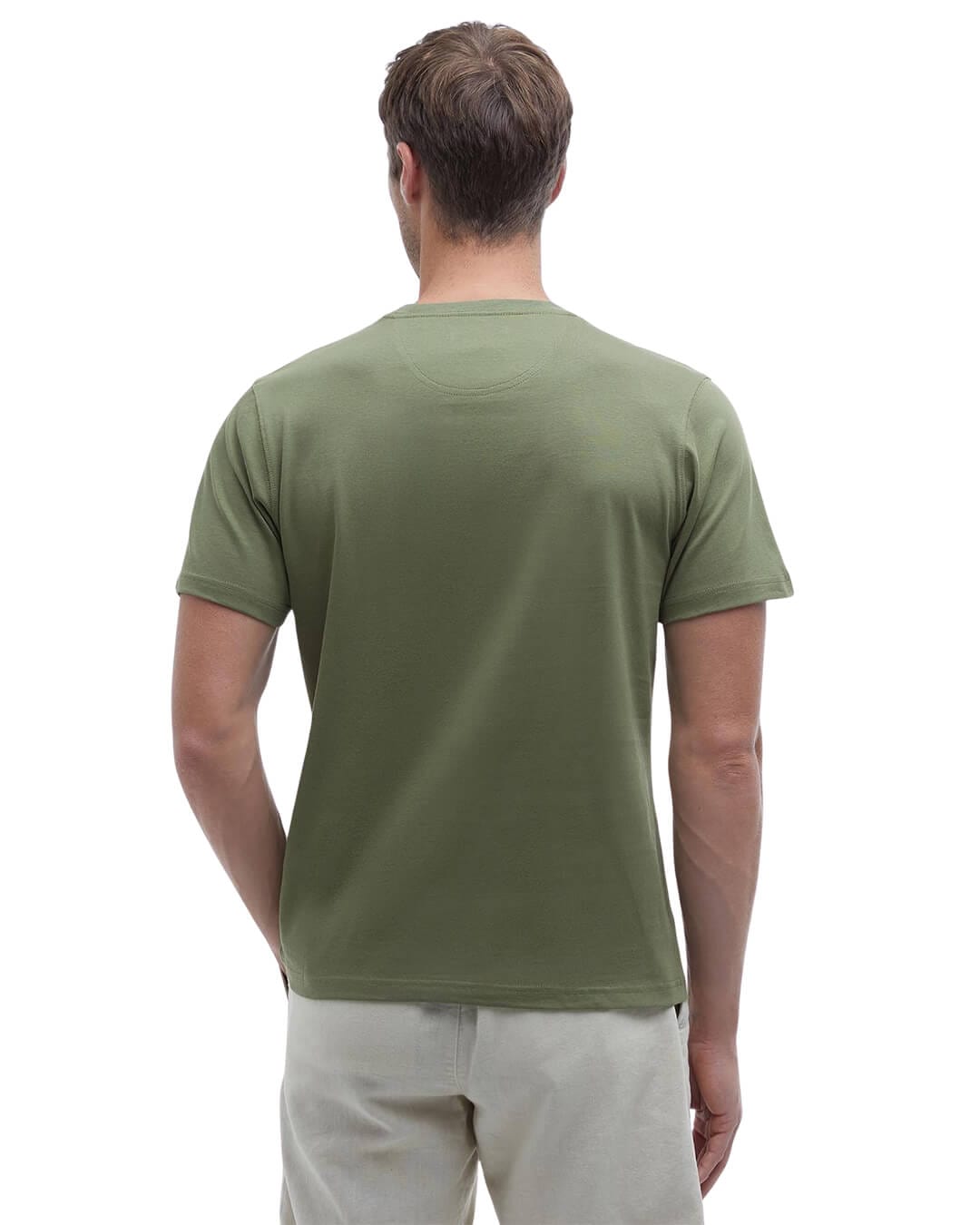 Barbour T-Shirts Barbour ESSENTIAL SPORTS TEE BURNT OLIV OL39