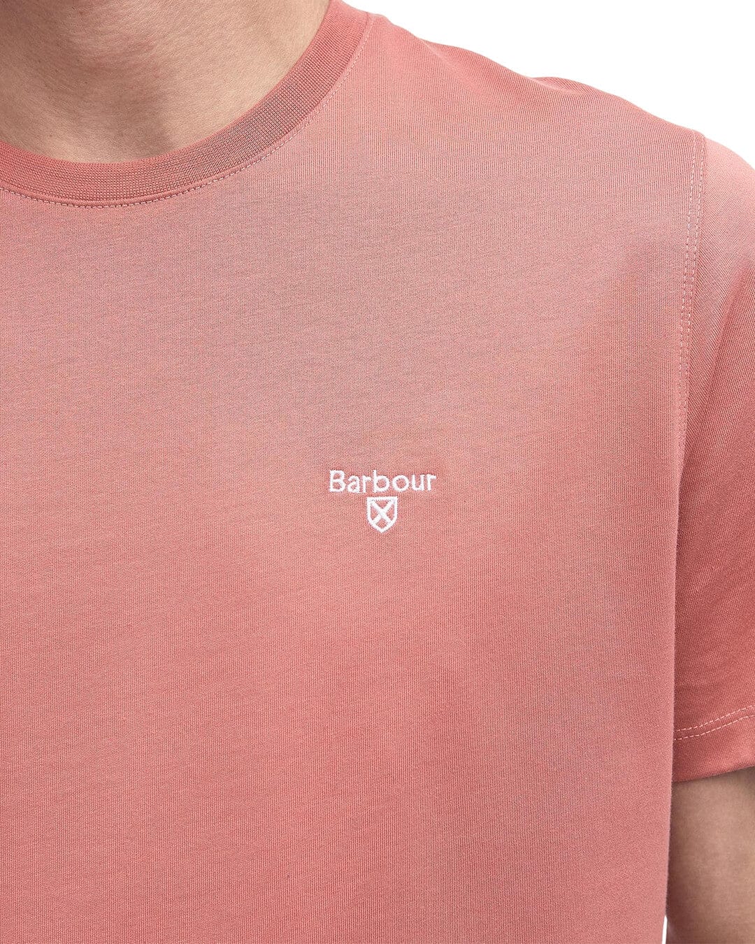 Barbour T-Shirts Barbour ESSENTIAL SPORTS TEE PINK CLAY PI55