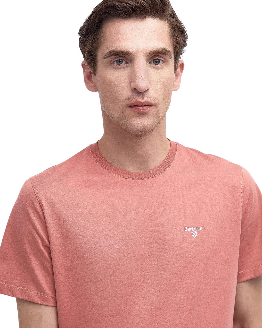 Barbour T-Shirts Barbour ESSENTIAL SPORTS TEE PINK CLAY PI55