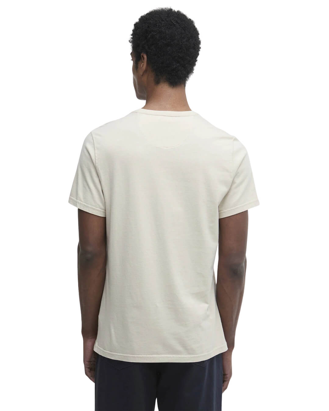 Barbour T-Shirts Barbour Grey Tartan Sports T-Shirt Be12 Mist