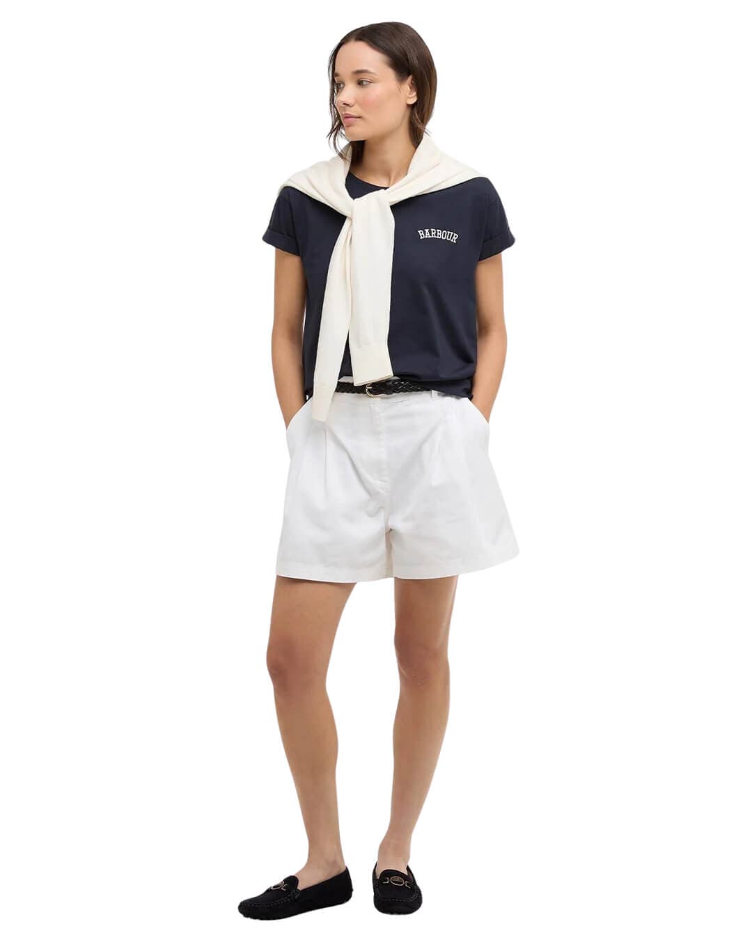 Barbour T-Shirts Barbour Navy Bede T-Shirt