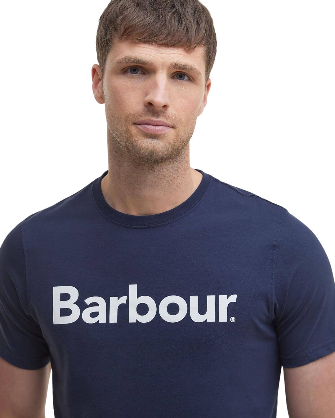 Barbour T-Shirts Barbour Navy Logo Tee Ny31