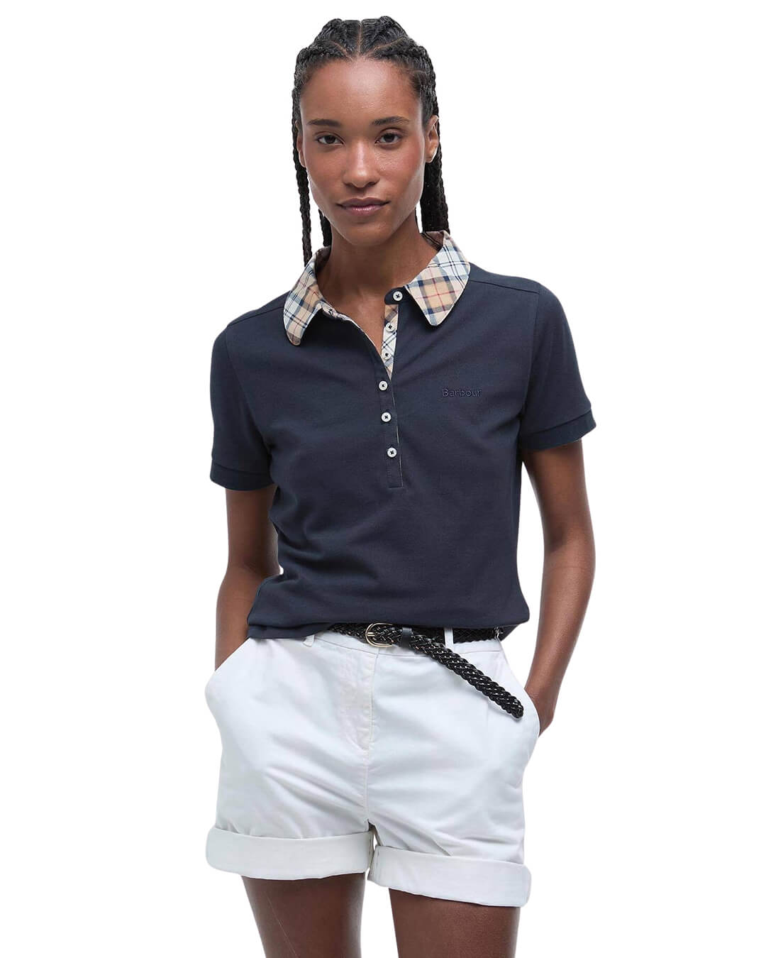 Barbour T-Shirts Barbour Navy Malvern Top