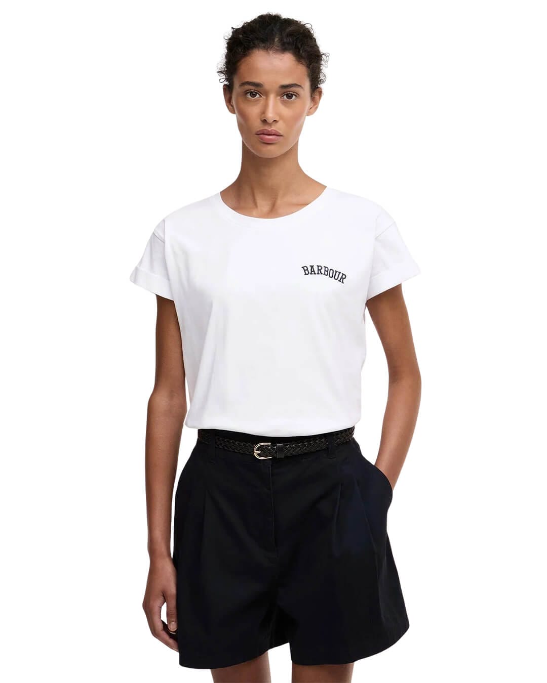 Barbour T-Shirts Barbour White Bede T-Shirt