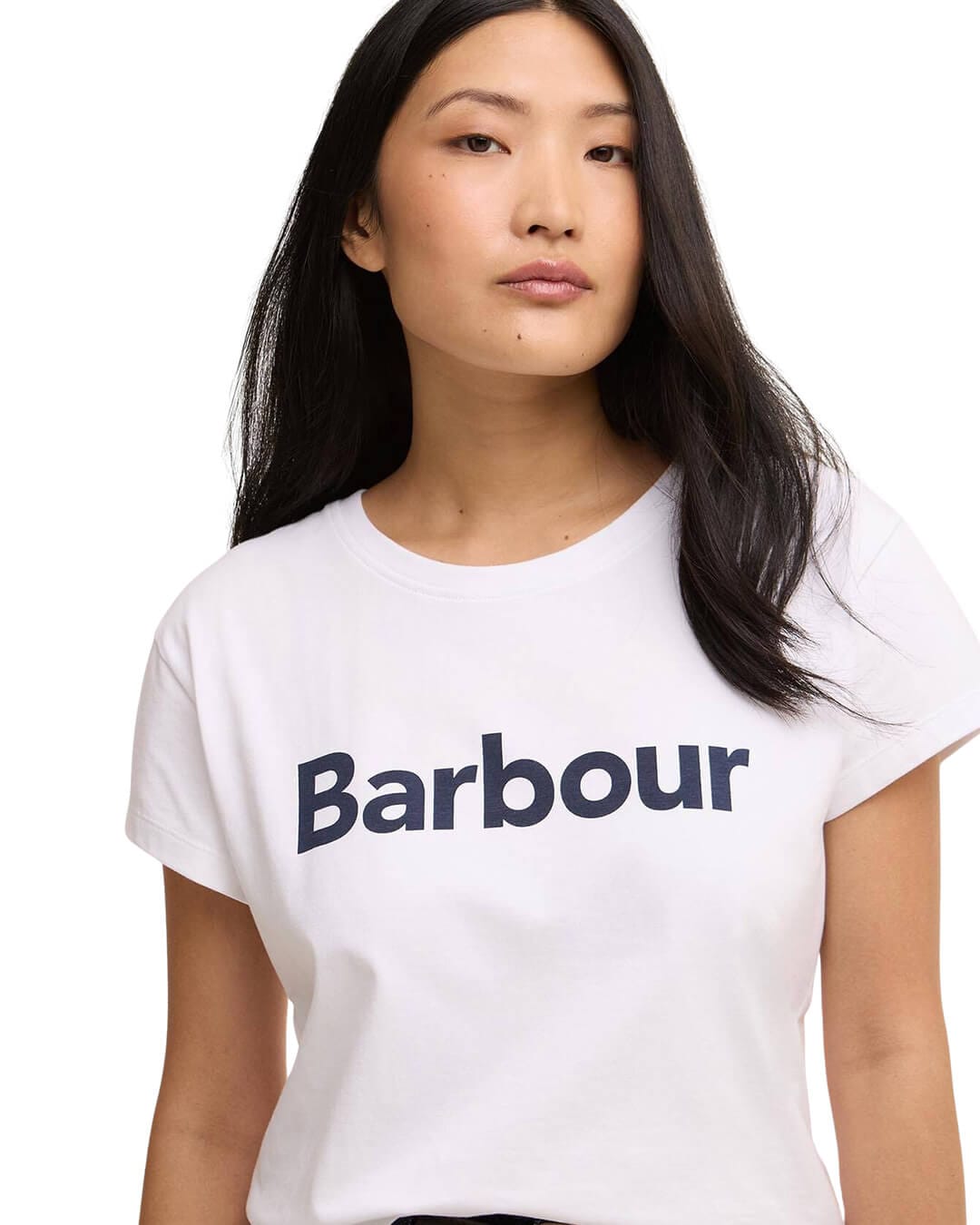 Barbour T-Shirts Barbour White Hartland T-Shirt