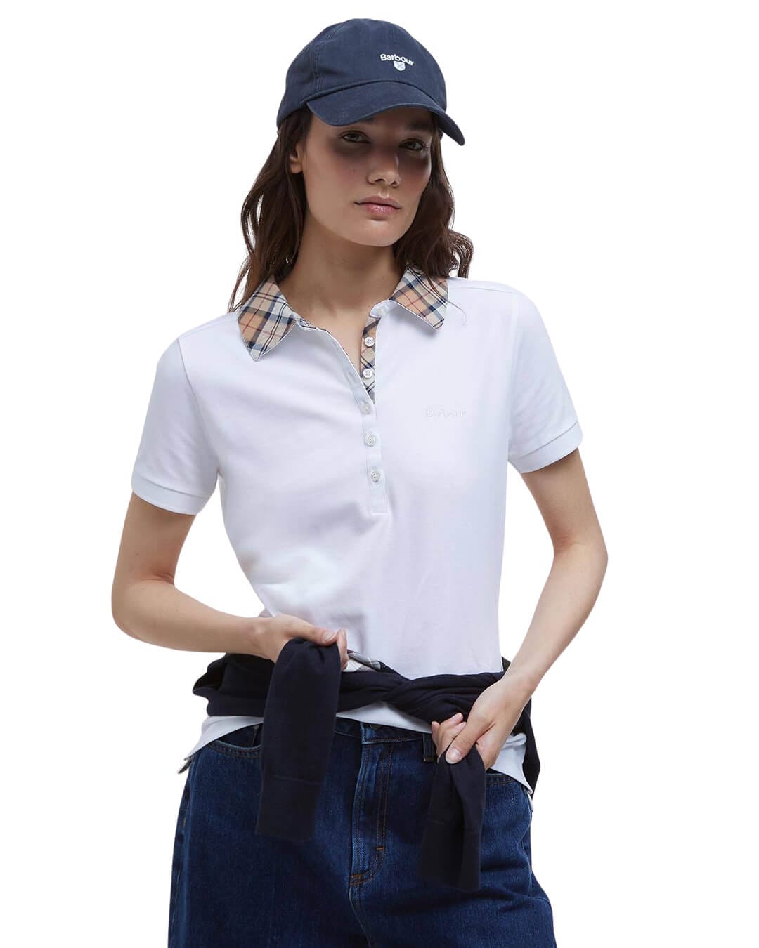 Barbour T-Shirts Barbour White Malvern Top