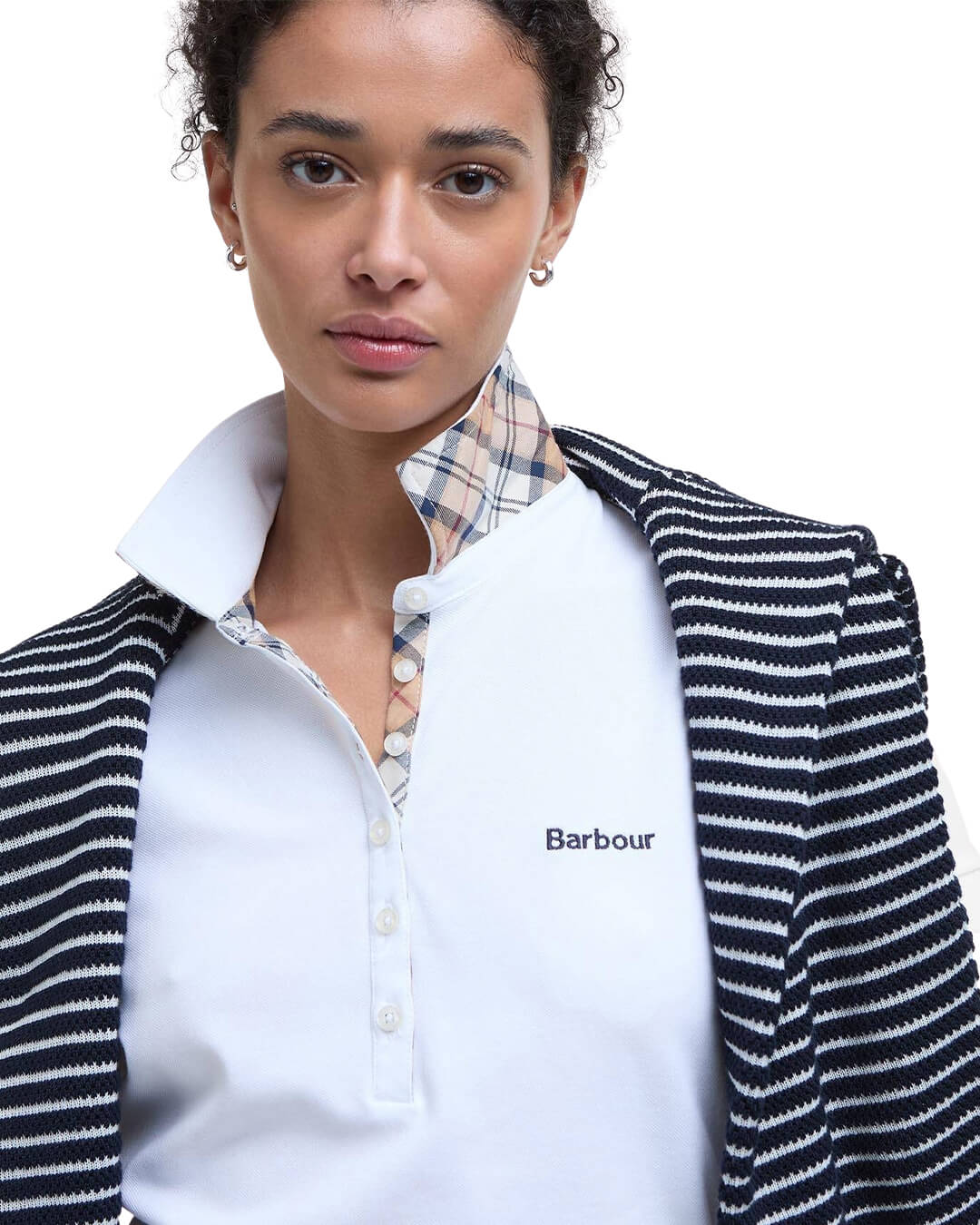 Barbour T-Shirts Barbour White Portsdown Top