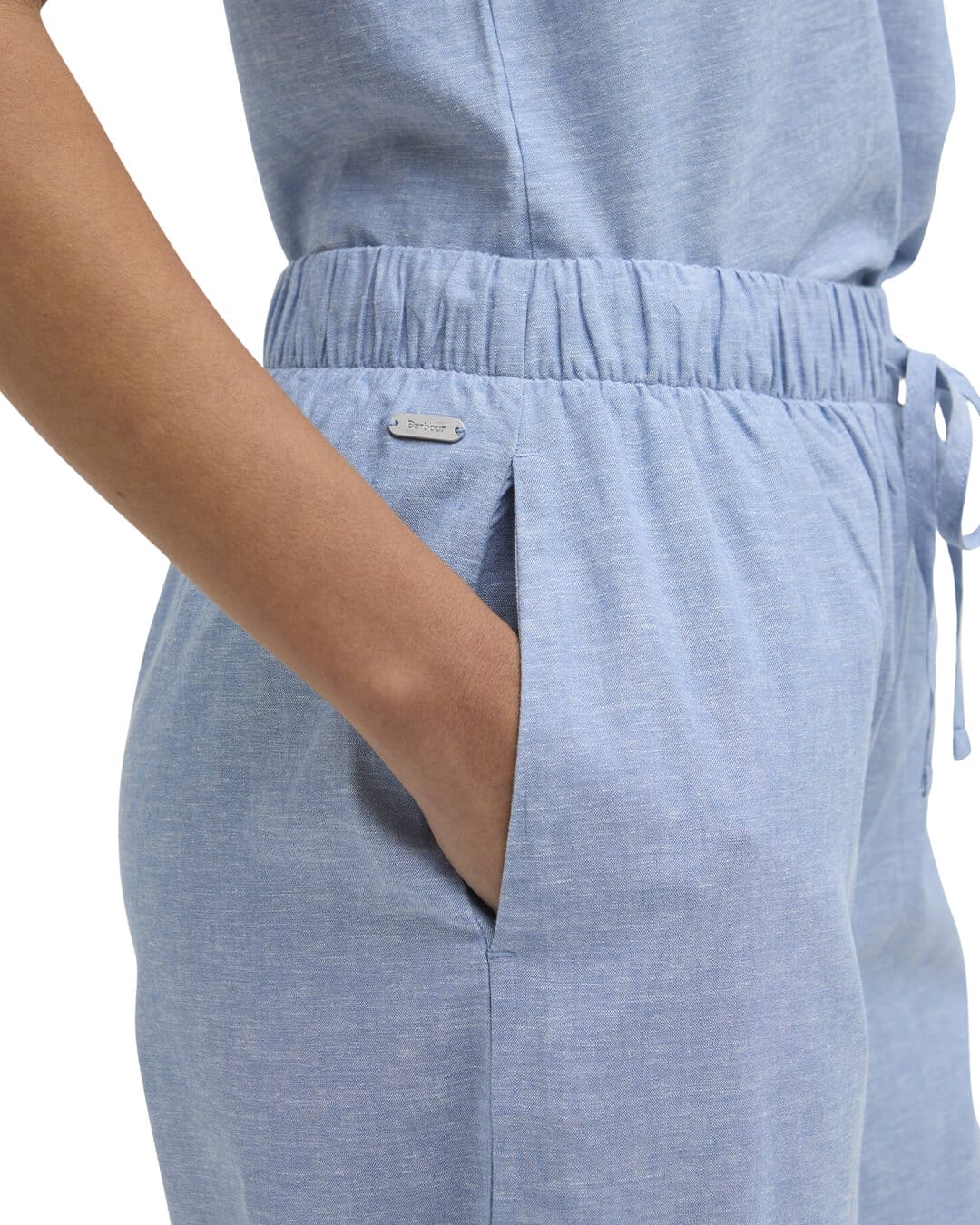 Barbour Trousers Barbour Blue Josie Trousers Bl39 Light Chambray