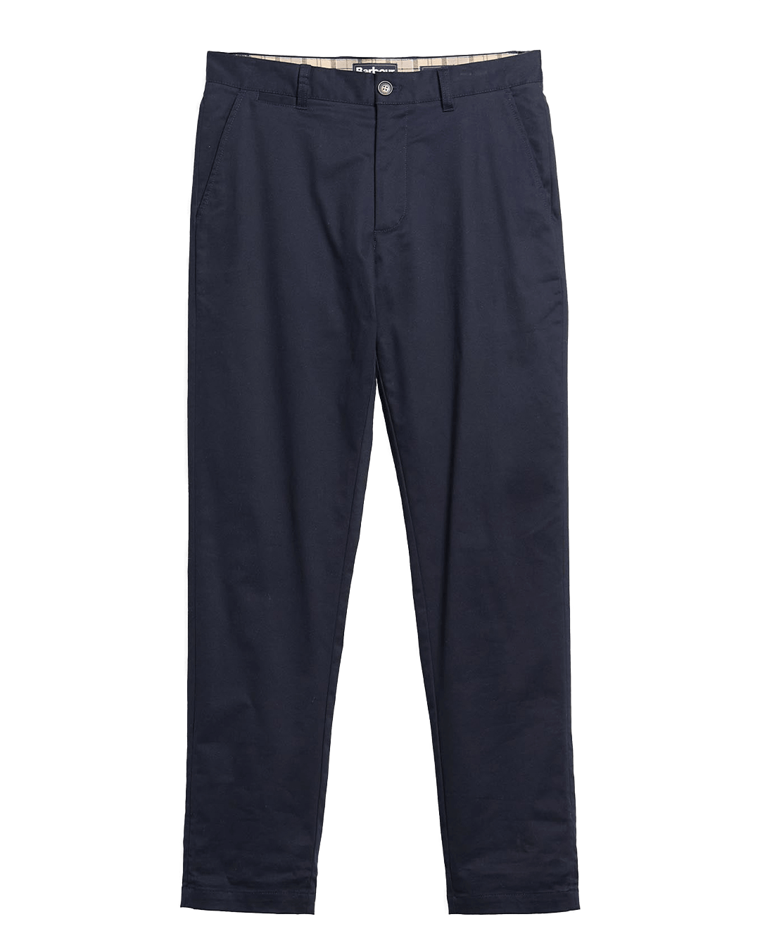 Barbour Trousers Barbour Dark Navy Sueded Sateen Tailored Fit Trousers