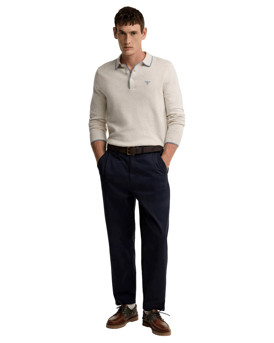Barbour Trousers Barbour Dark Navy Yorklane Trousers