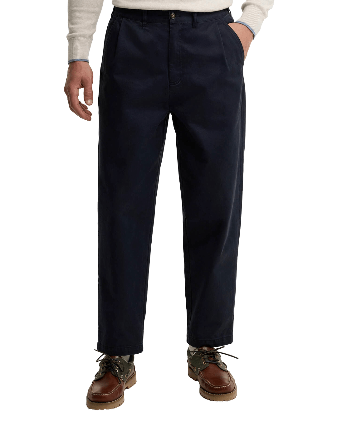 Barbour Trousers Barbour Dark Navy Yorklane Trousers