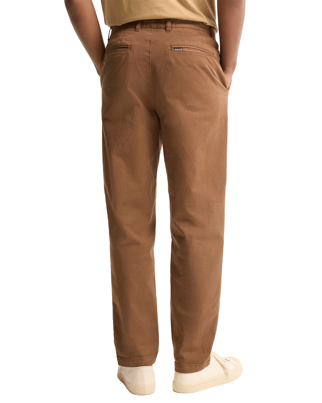 Barbour Trousers Barbour Dark Sand Washed Stretch Twill Trousers