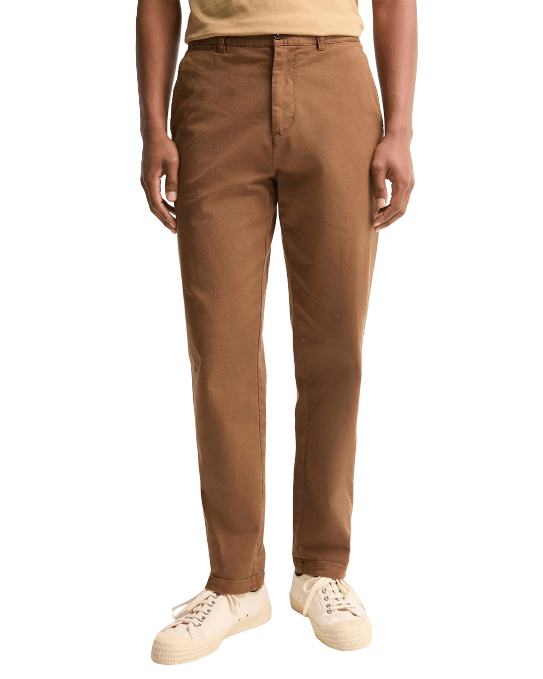 Barbour Trousers Barbour Dark Sand Washed Stretch Twill Trousers