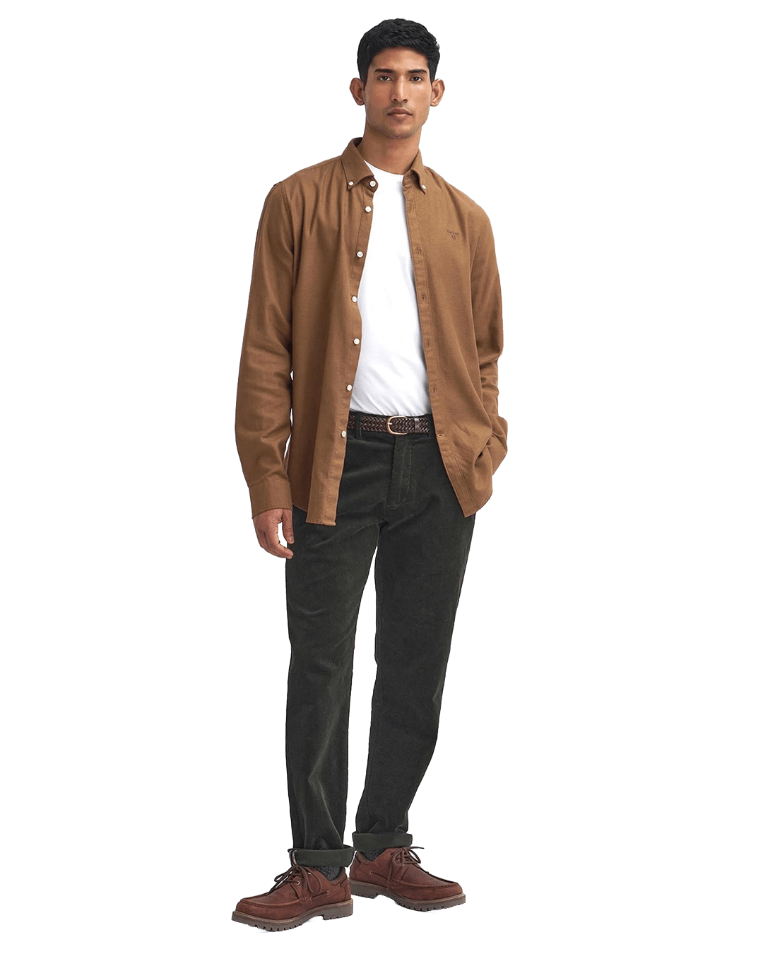 Barbour Trousers Barbour Forest Green Stretch Cord Tailored Fit Trousers