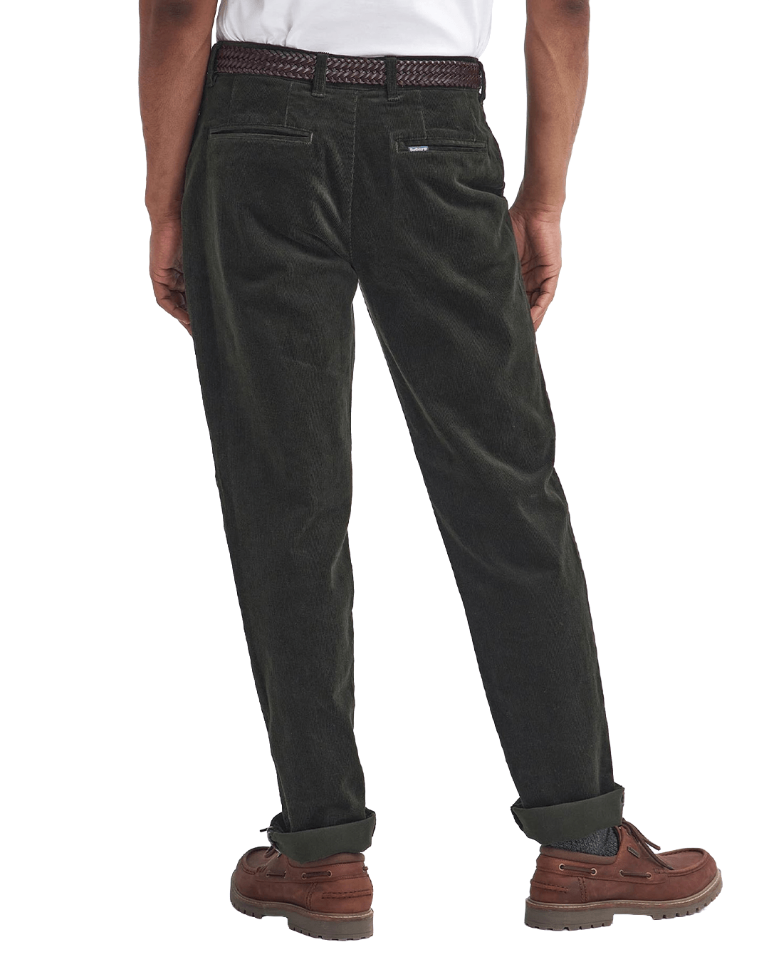 Barbour Trousers Barbour Forest Green Stretch Cord Tailored Fit Trousers