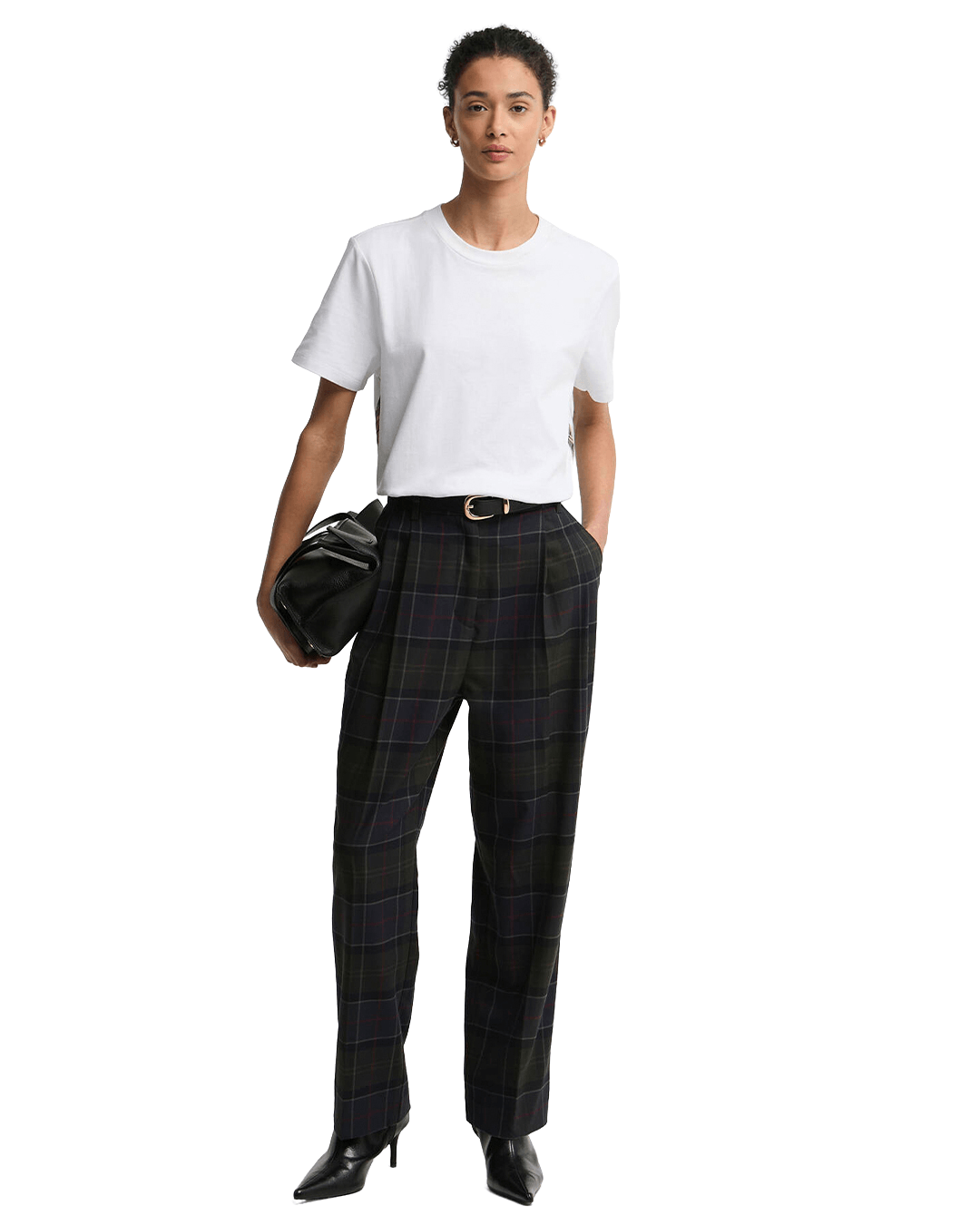 Barbour Trousers Barbour Green Delilah Tartan Trousers