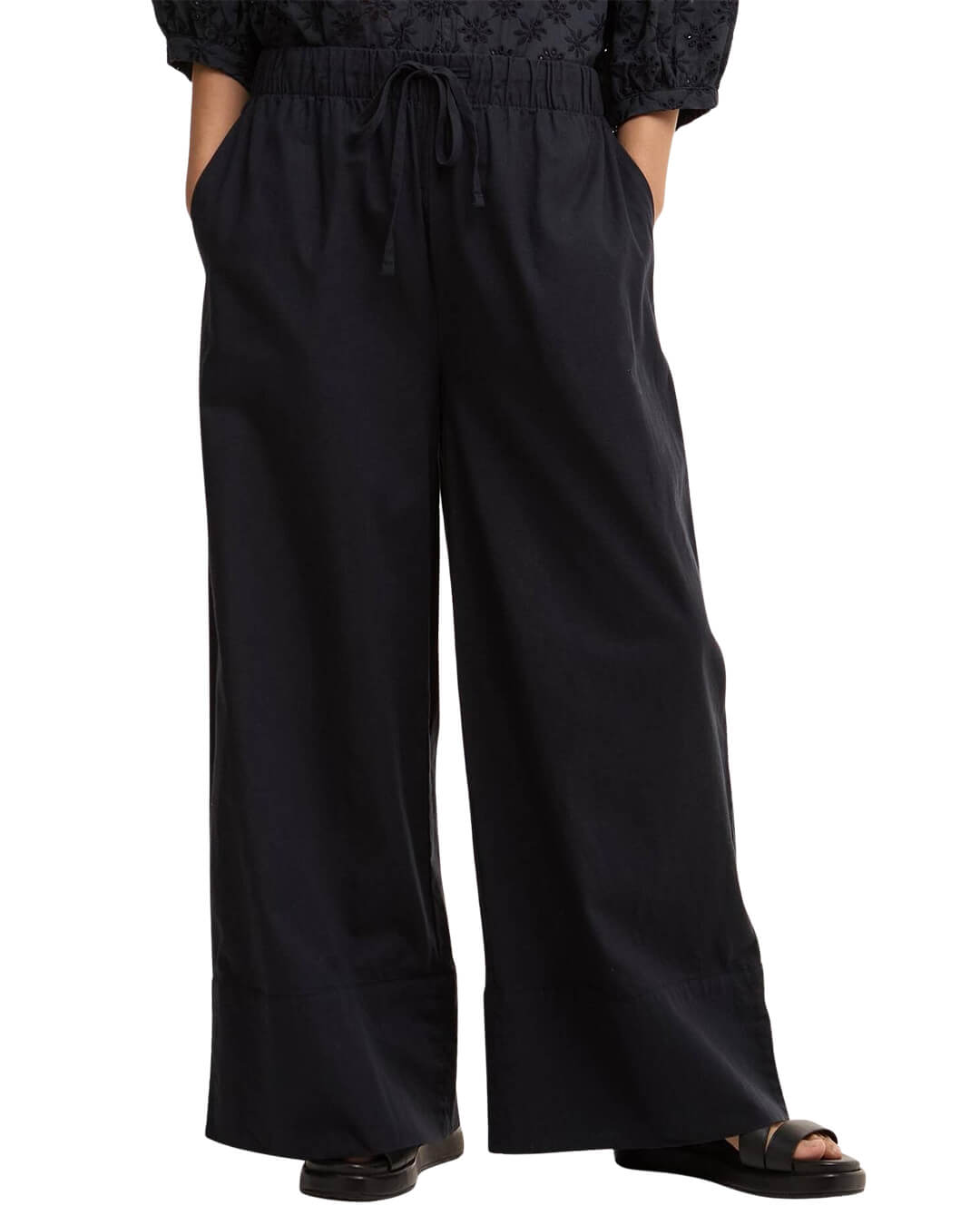Barbour Trousers Barbour Navy Josie Trousers Ny99 Dark Navy
