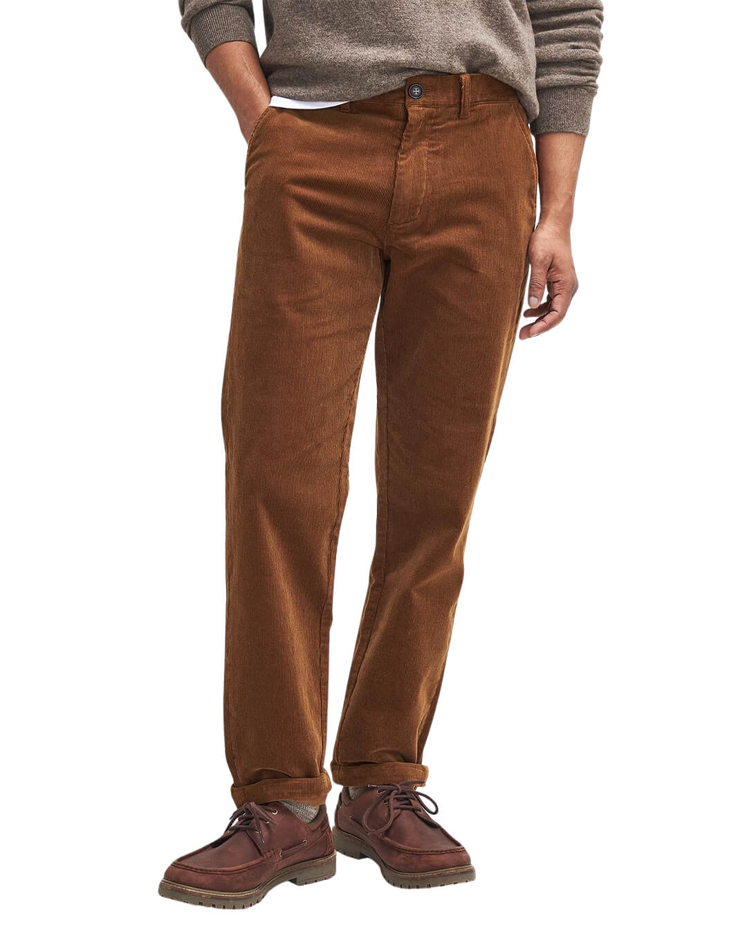 Barbour Trousers Barbour STRETCH CORD TAILORED FIT YE74 DARK HONEY