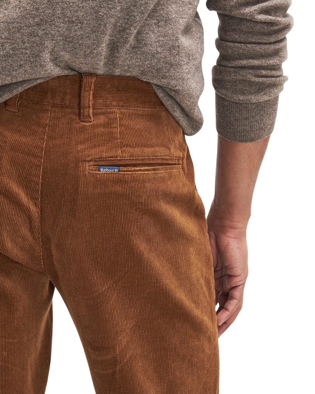 Barbour Trousers Barbour STRETCH CORD TAILORED FIT YE74 DARK HONEY
