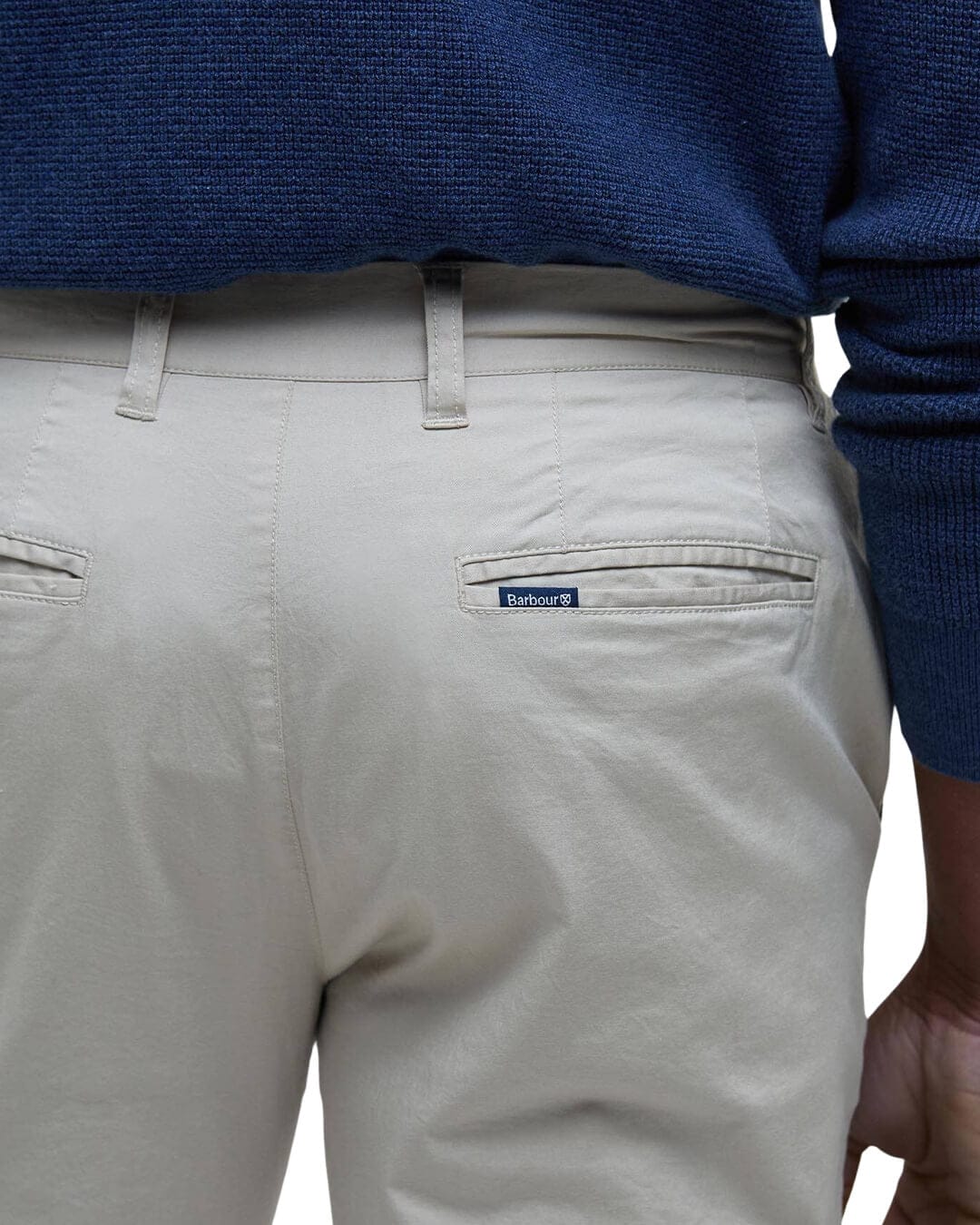 Barbour Trousers Barbour White Lightweight Stretch Tailored Chino