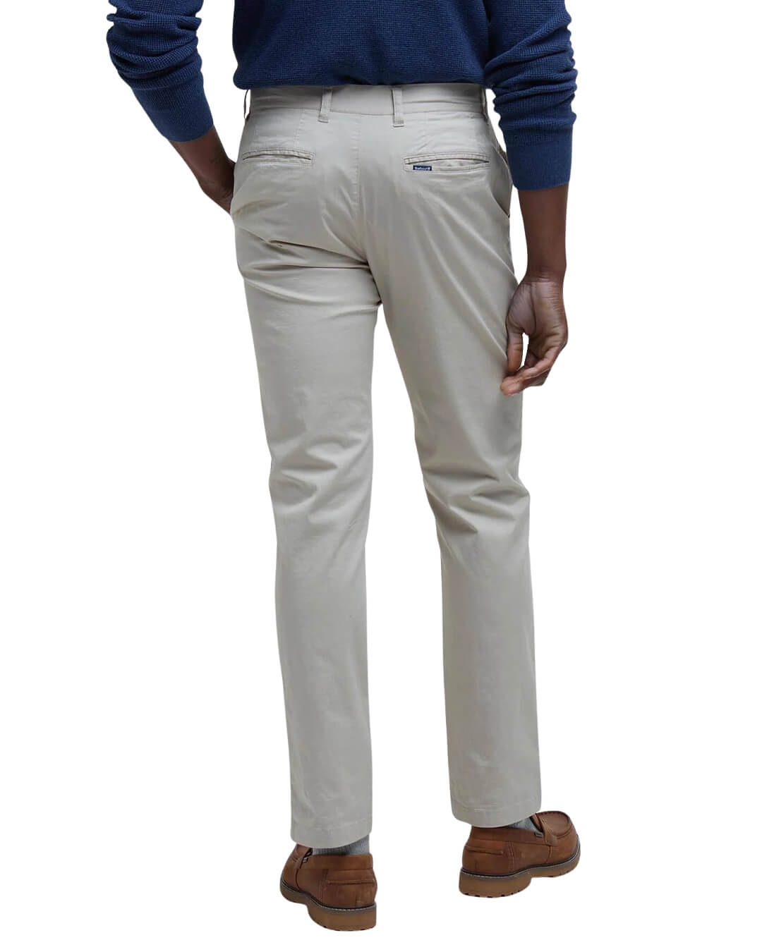 Barbour Trousers Barbour White Lightweight Stretch Tailored Chino