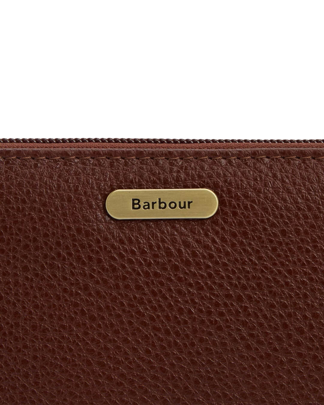 Barbour Wallets ONE Barbour ROSA LEATHER FRENCH PURSE BR11 BROWN CLASSIC