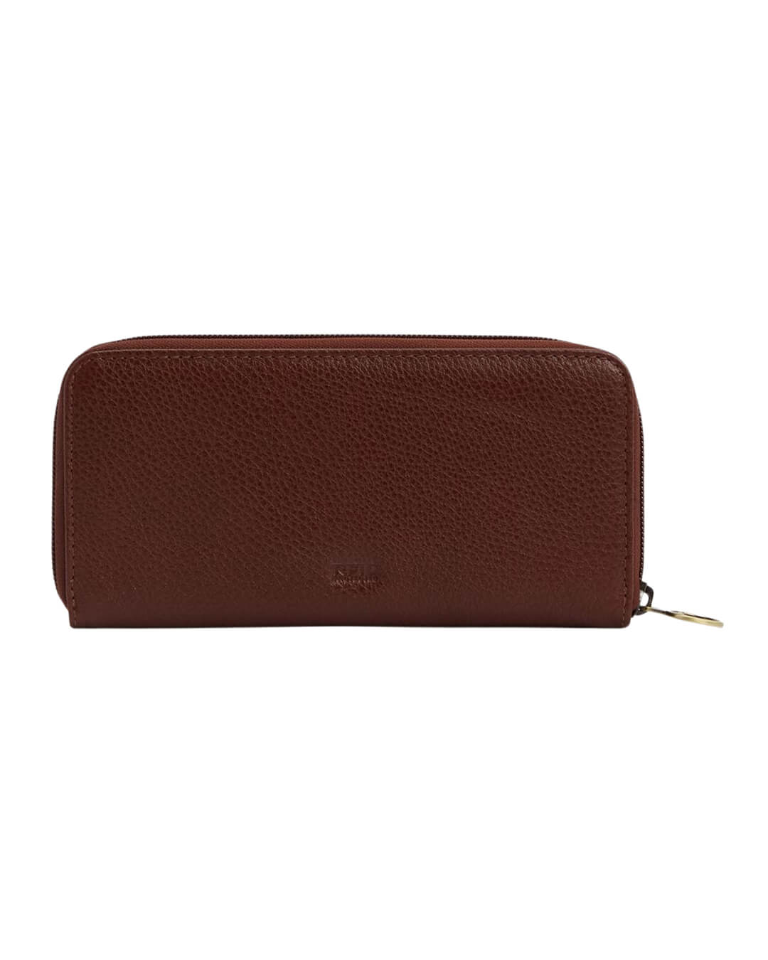 Barbour Wallets ONE Barbour ROSA LEATHER FRENCH PURSE BR11 BROWN CLASSIC