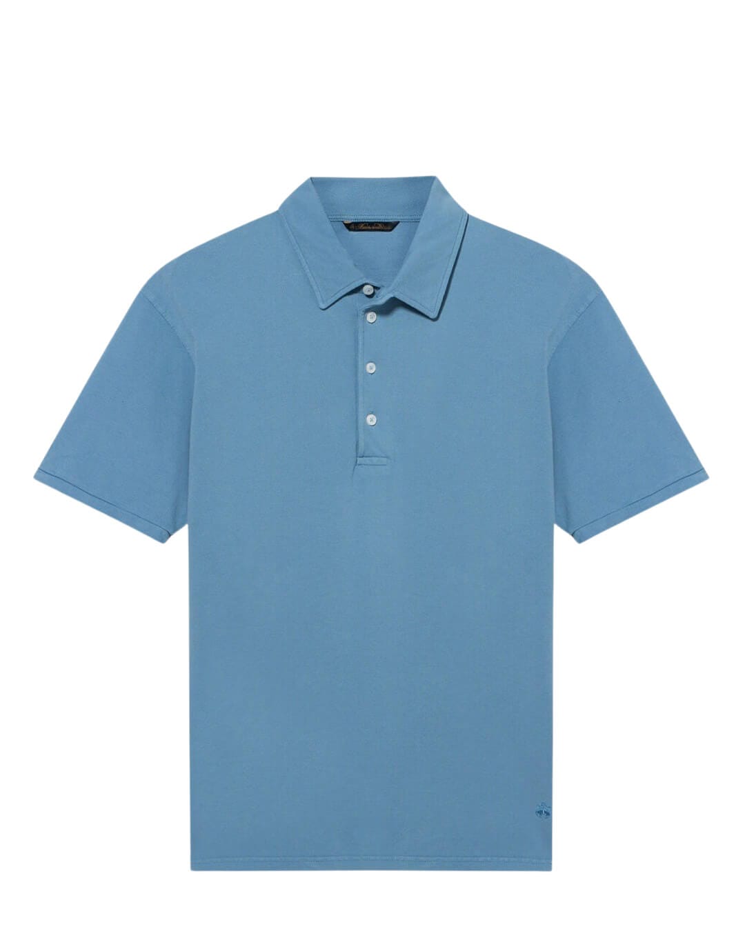 Brooks Brothers Polo Shirts Brooks Brothers Blue Ss Polo Washed Piquet Cotton