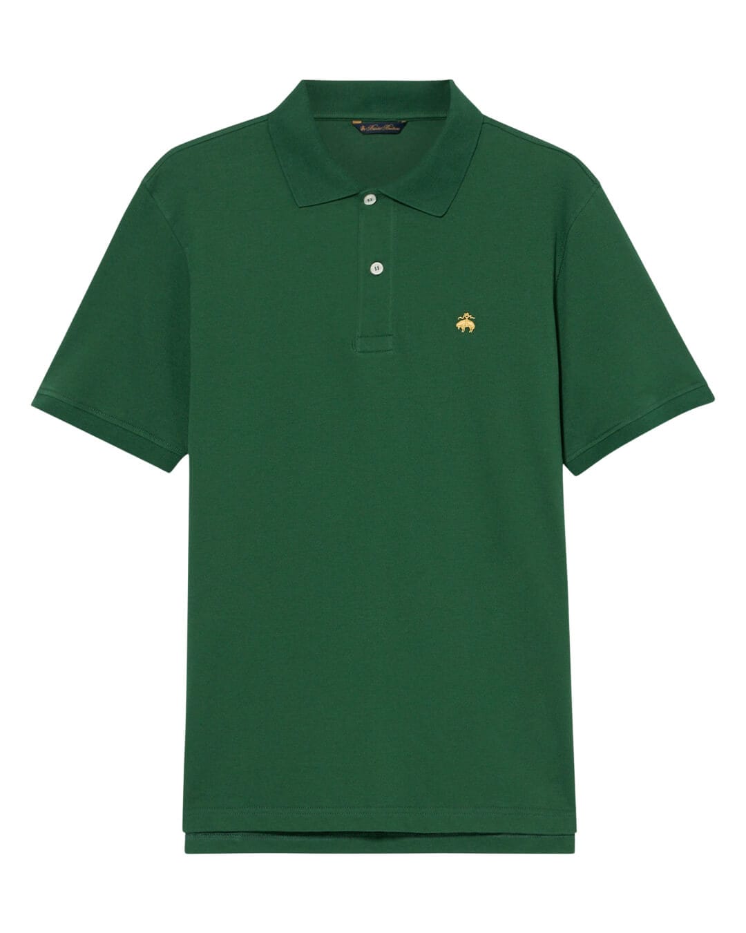 Brooks Brothers Polo Shirts Brooks Brothers Green Ss Logoed Polo