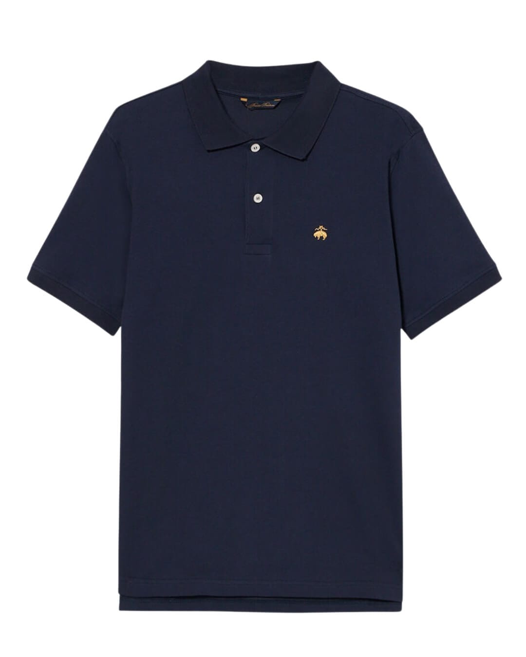 Brooks Brothers Polo Shirts Brooks Brothers Navy Ss Logoed Polo Piquet Cotton