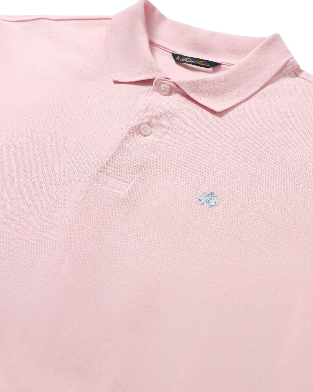 Brooks Brothers Polo Shirts Brooks Brothers Pink Ss Logoed Polo