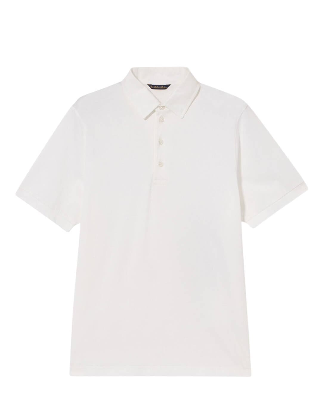 Brooks Brothers Polo Shirts Brooks Brothers White Ss Polo Jersey Cotton