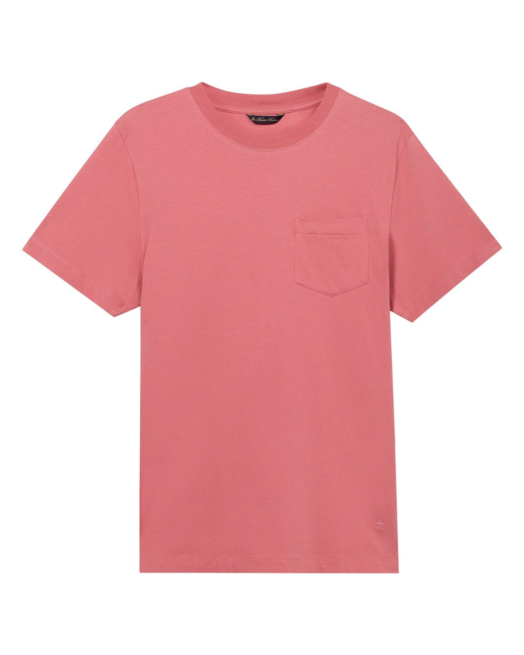 Brooks Brothers T-Shirts Brooks Brothers Pink Ss Plain T Shirt