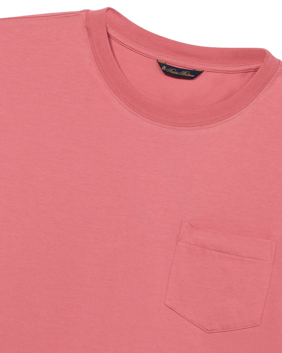 Brooks Brothers T-Shirts Brooks Brothers Pink Ss Plain T Shirt
