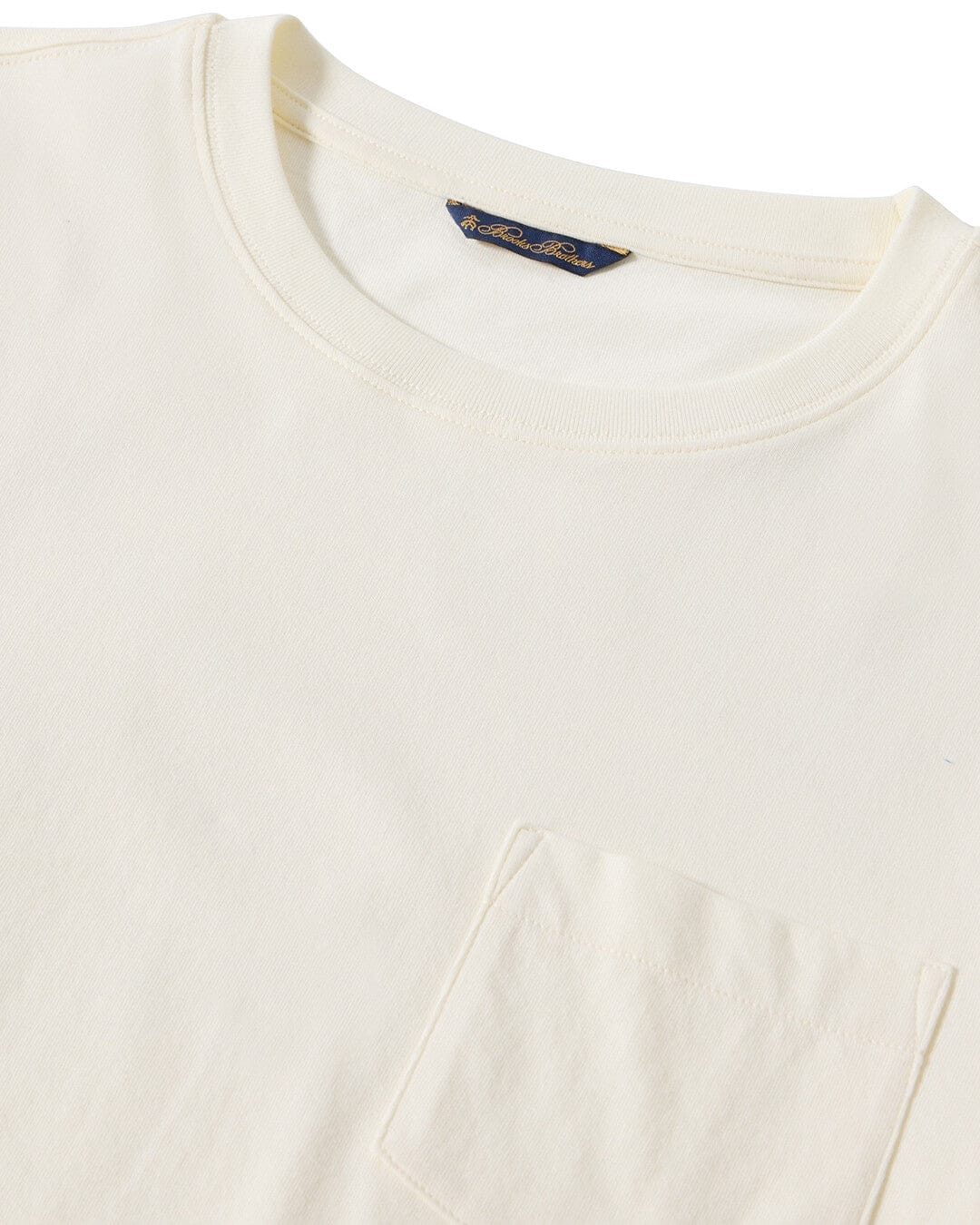 Brooks Brothers T-Shirts Brooks Brothers White Ss Plain T Shirt