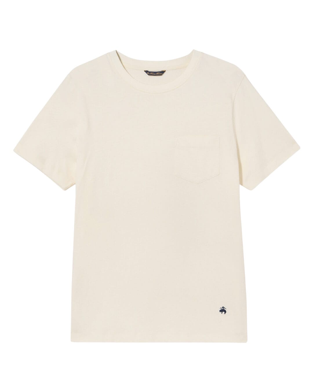 Brooks Brothers T-Shirts Brooks Brothers White Ss Plain T Shirt